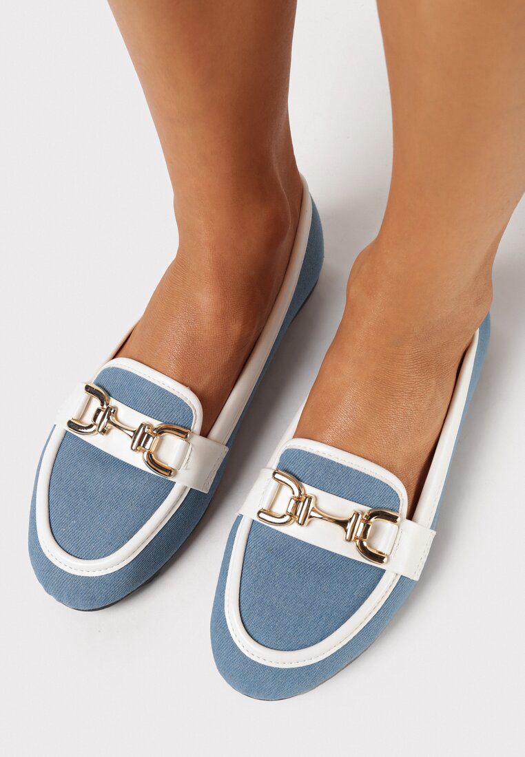 Mocasini Albastru deschis
