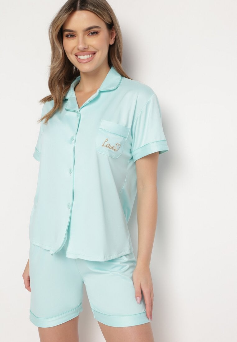 Compleu pijama Verde mentă
