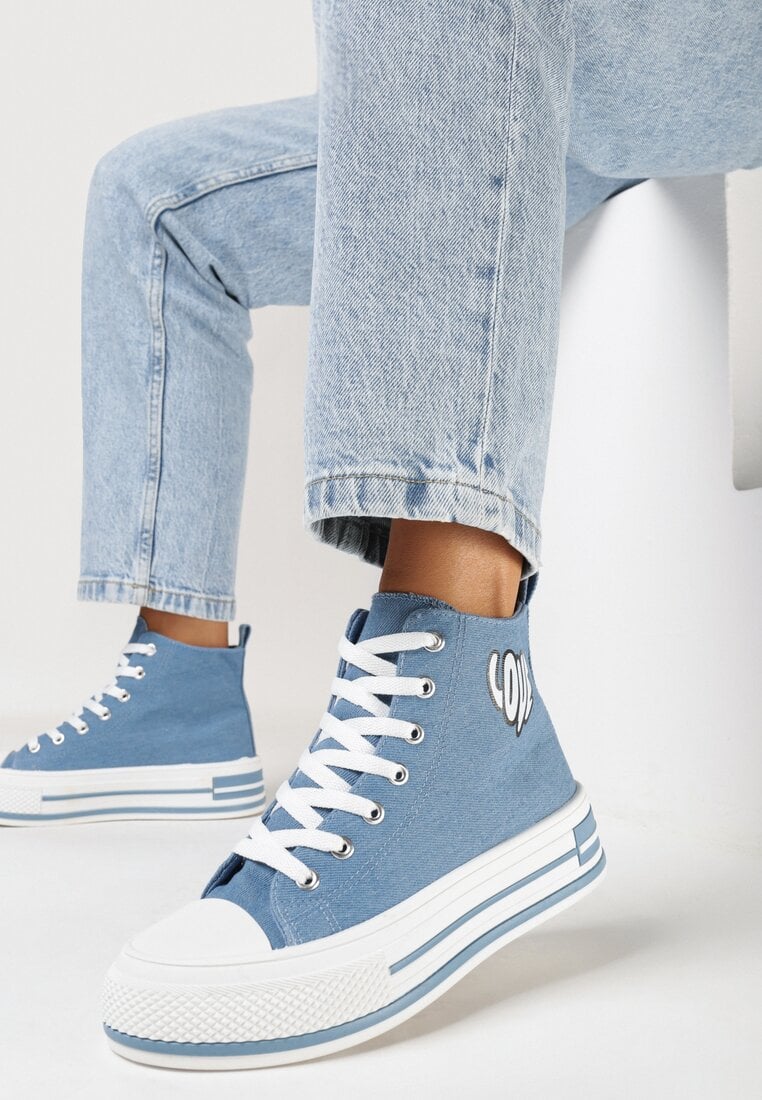 Teniși înalți Albaștri