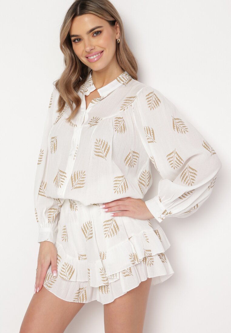 Pantaloni scurți Albi