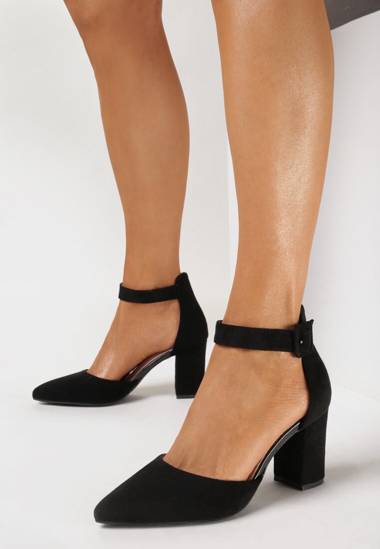 Pantofi cu toc Negri