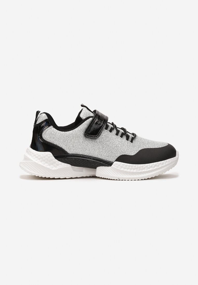 Pantofi sport Argintiu cu negru