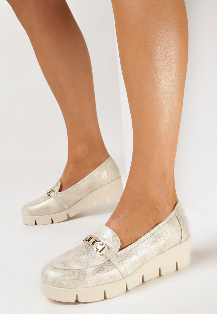 Pantofi casual Aurii