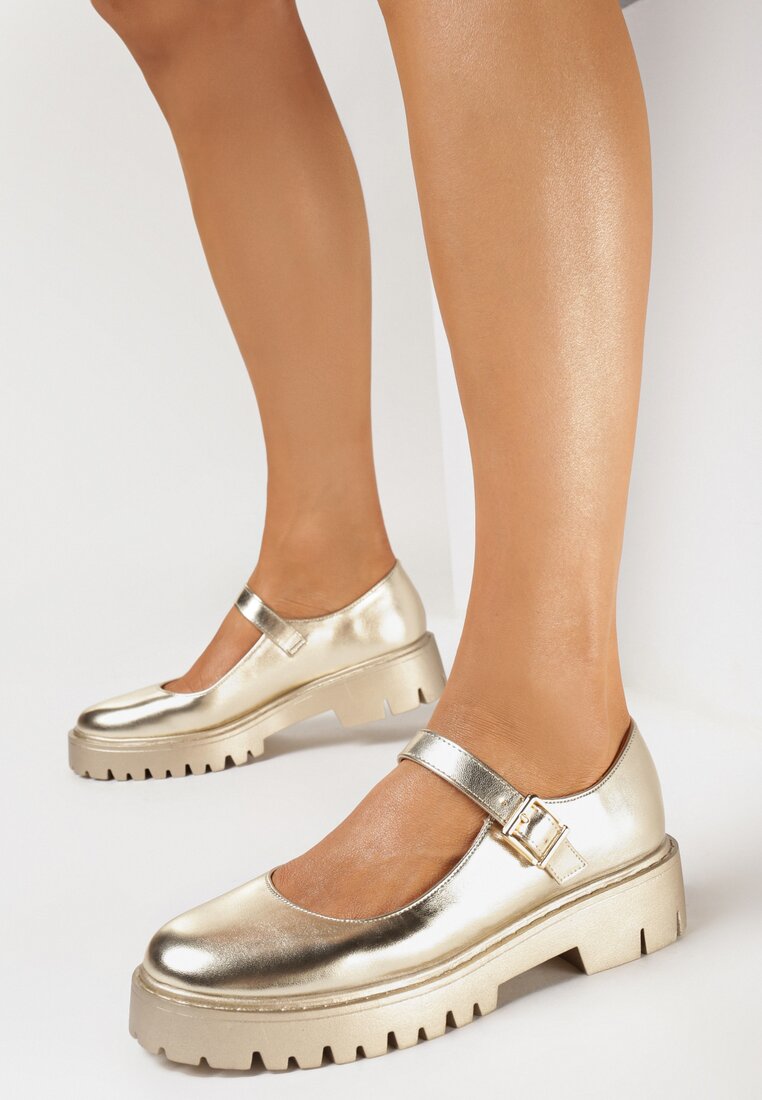 Pantofi casual Aurii