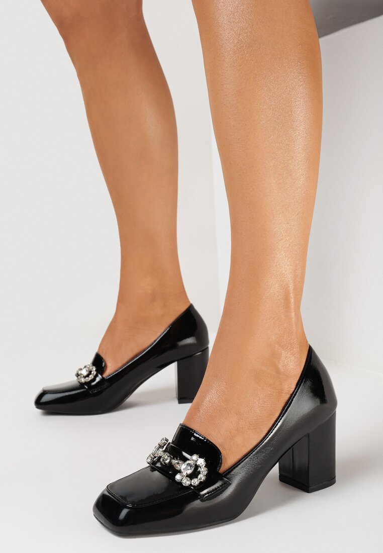 Pantofi cu toc Negri