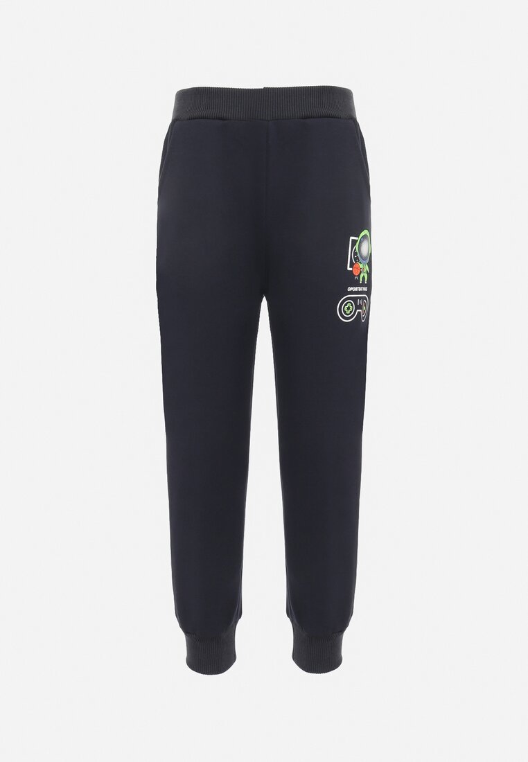 Pantaloni Granat de trening cu elastic în talie și cu manșete Zelvira