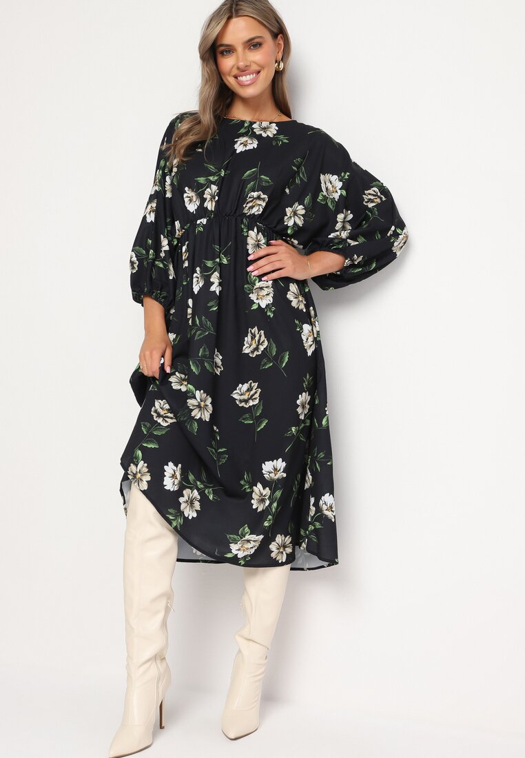 Rochie Neagră cu bej