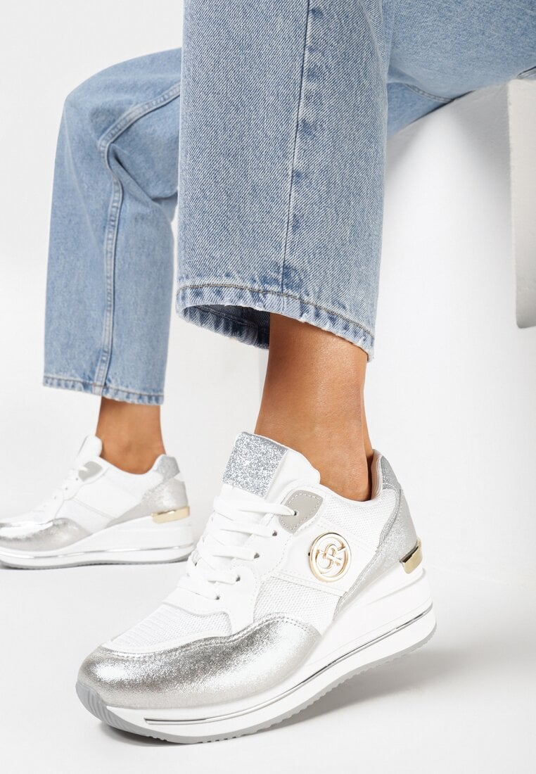 Sneakers Argintii