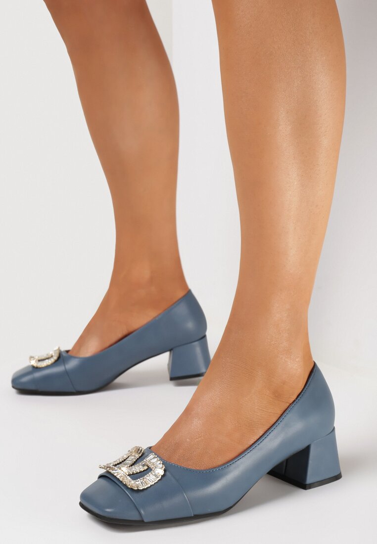 Pantofi cu toc Albaștri