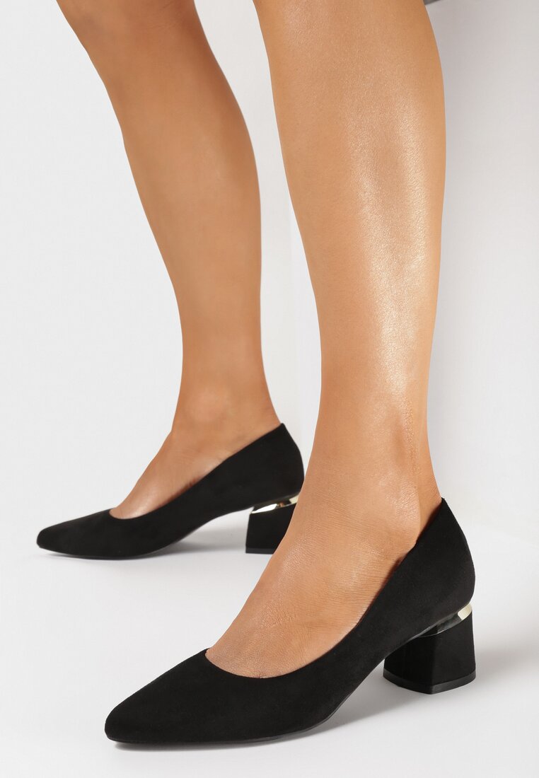 Pantofi cu toc Negri