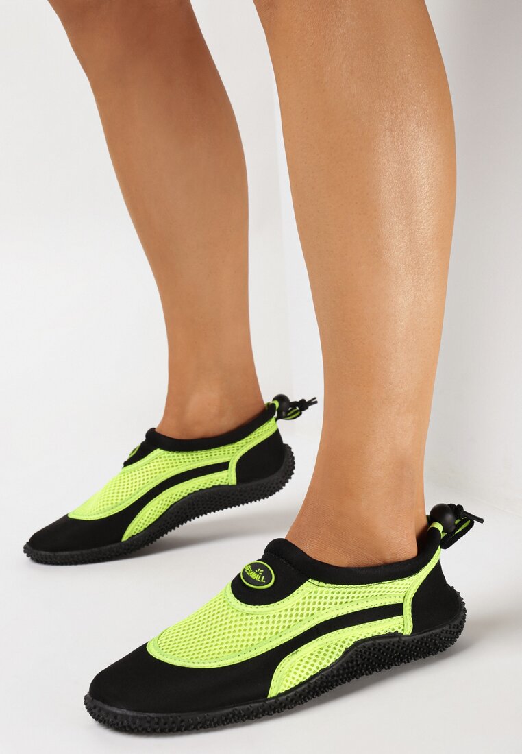 Pantofi sport Negru cu verde