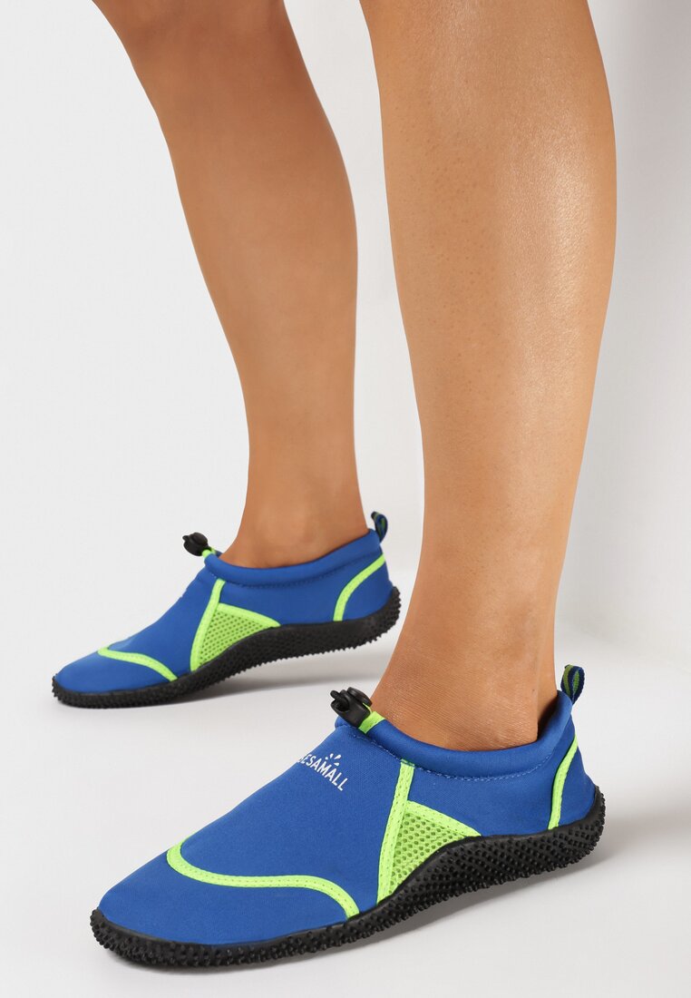 Pantofi sport Albastru cu verde