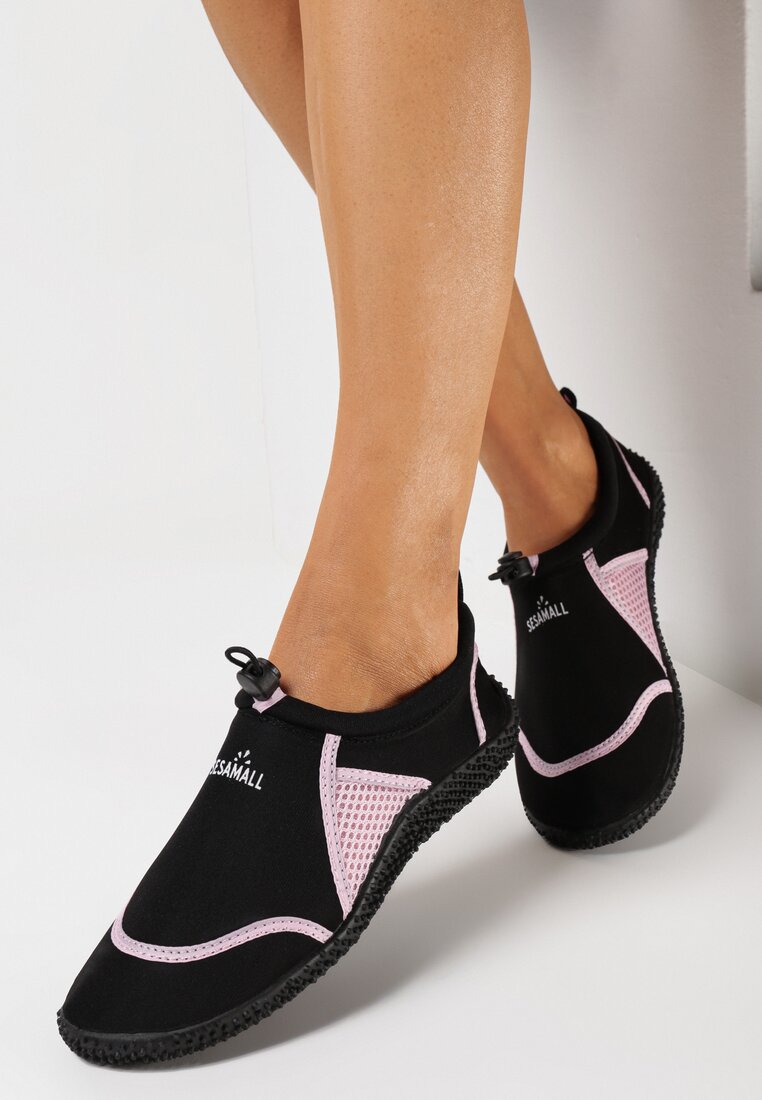 Pantofi sport Negru cu roz