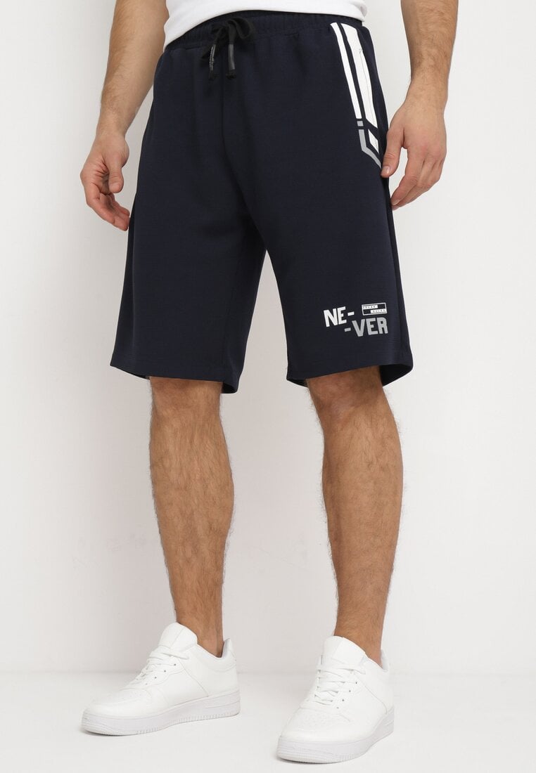 Pantaloni scurți Bleumarin