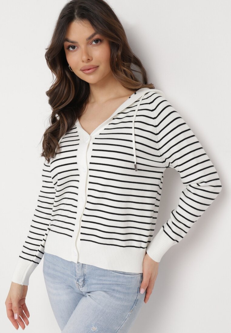 Cardigan Alb