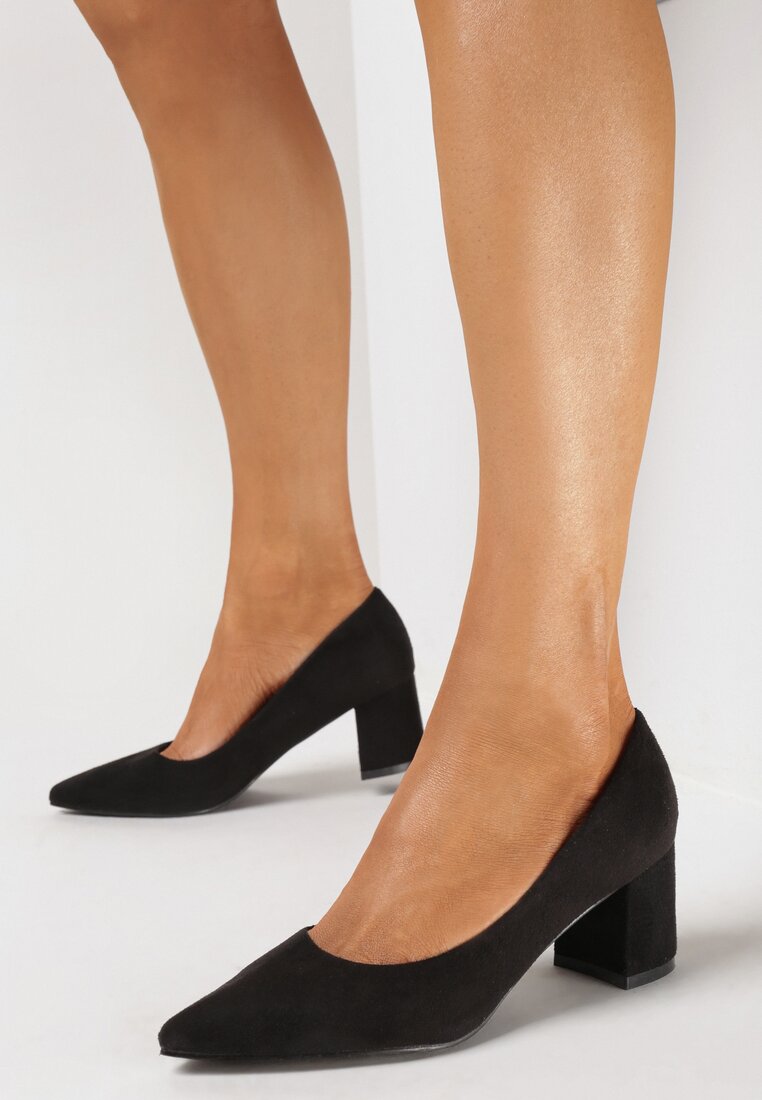 Pantofi cu toc Negri