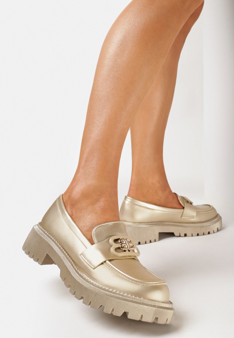 Mocasini Aurii