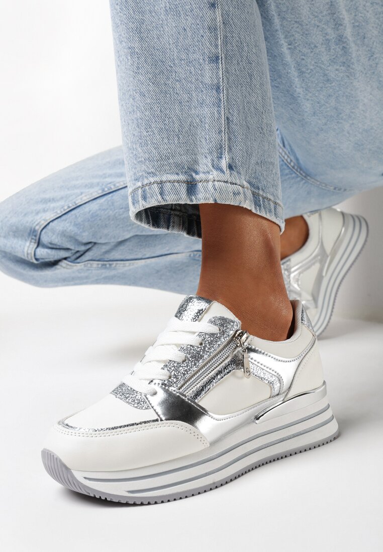Sneakers Argintii