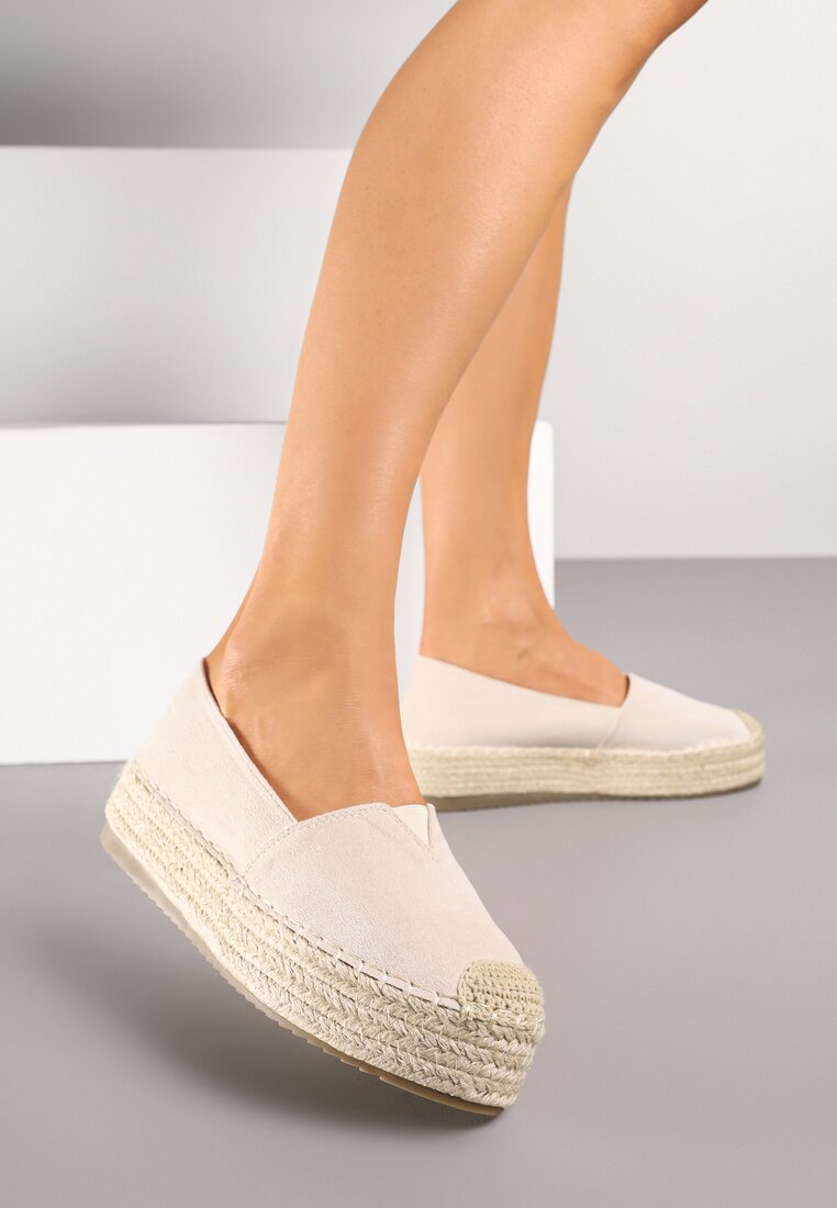 Espadrile Bej