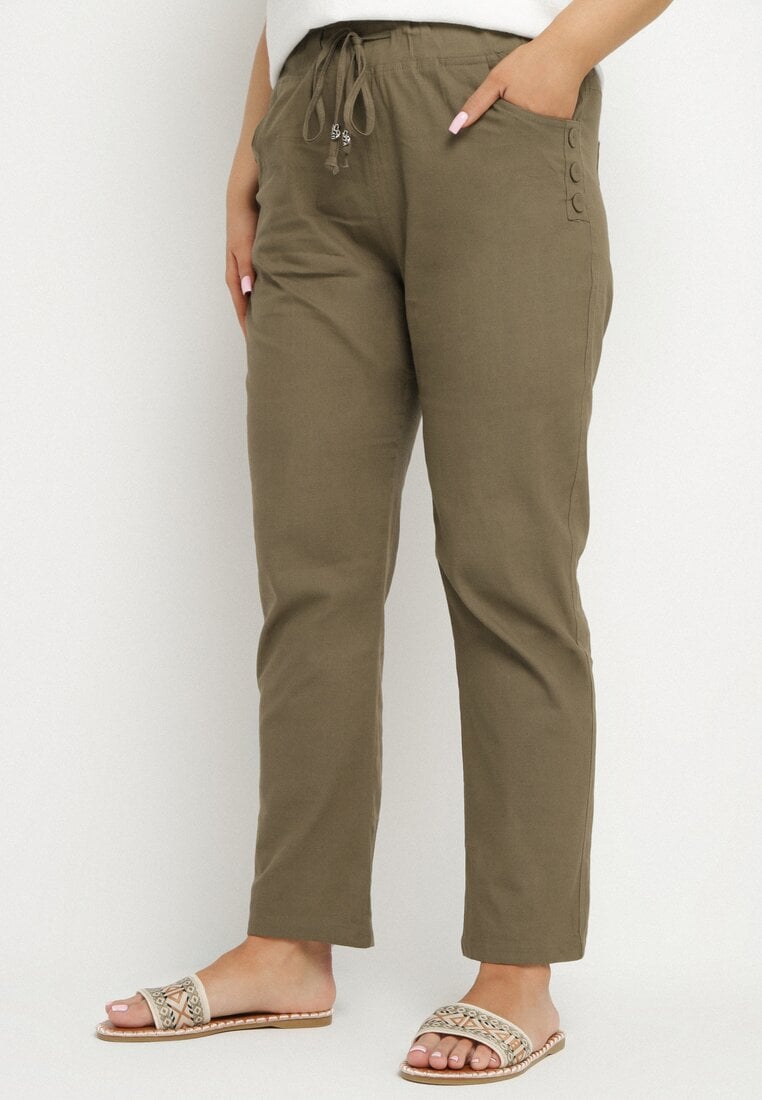 Pantaloni Verde închis