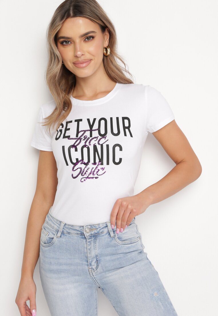 T-shirt Alb