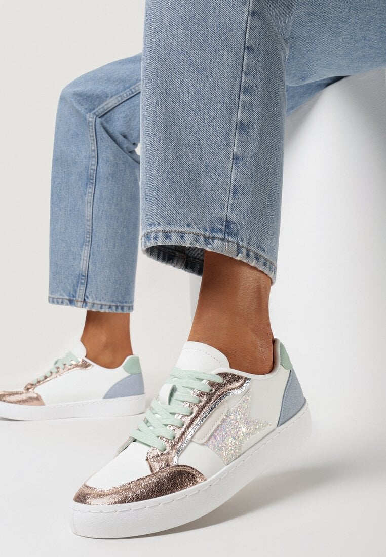 Sneakers Culoarea șampaniei