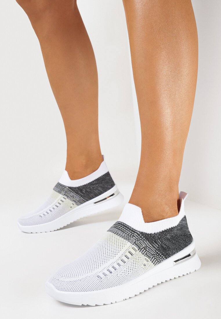 Pantofi sport Alb cu negru