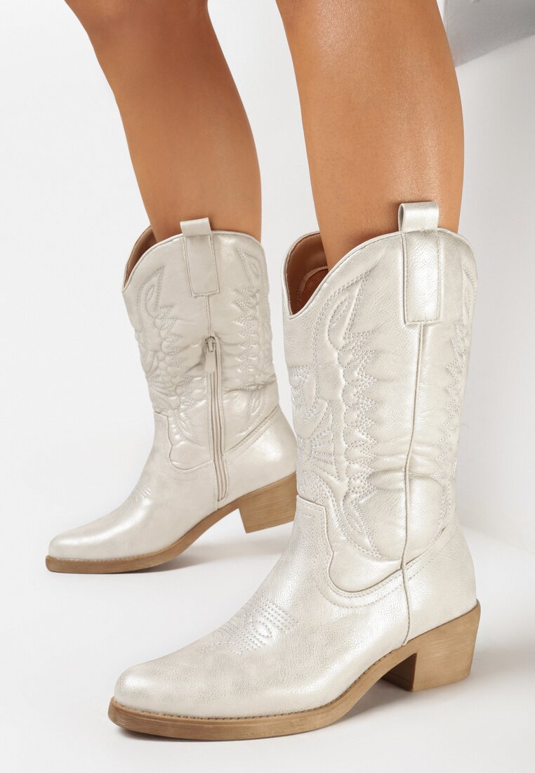 Botine Argintii