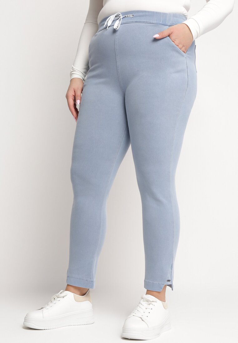 Pantaloni Albastru deschis
