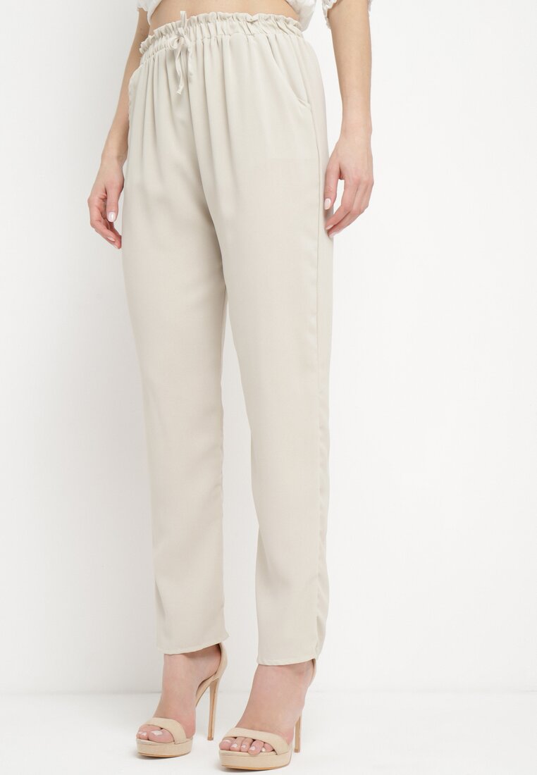 Pantaloni Bej deschis