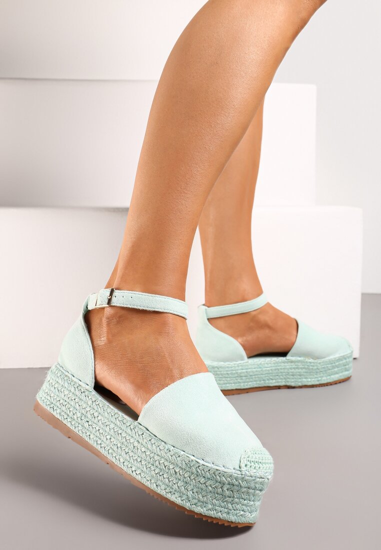 Espadrile Verde deschis