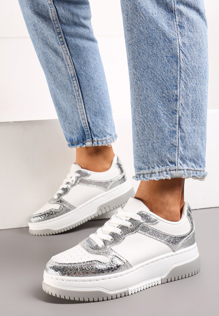 Sneakers Argintii