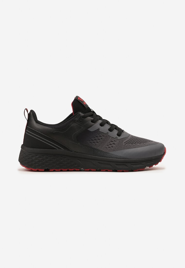 Pantofi sport Negru cu roșu