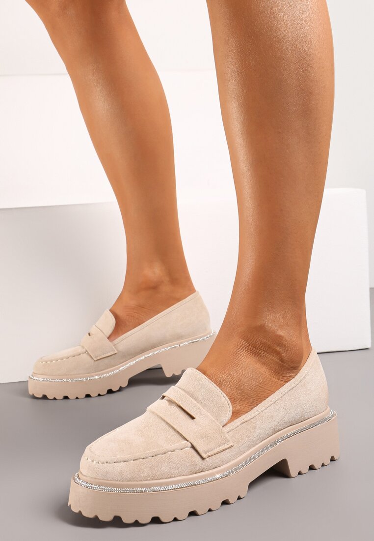 Mocasini Bej