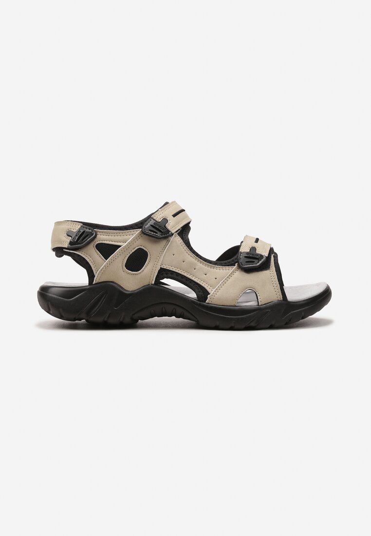 Sandale Crem cu negru