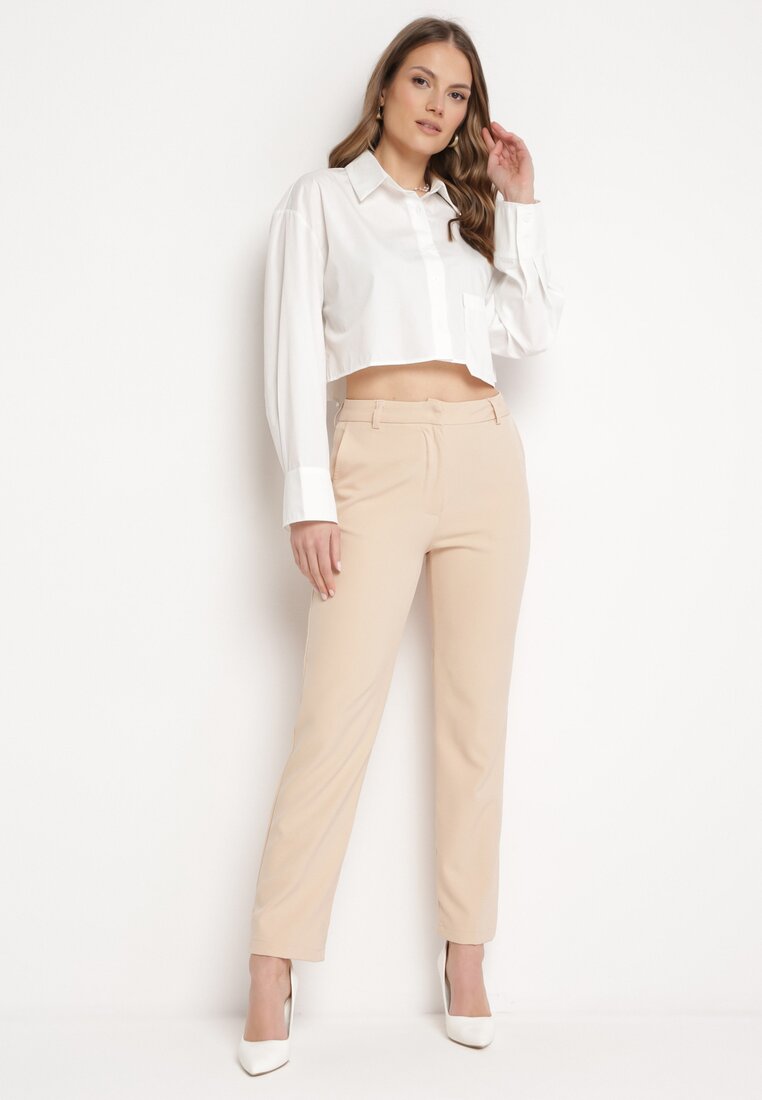 Pantaloni Bej deschis
