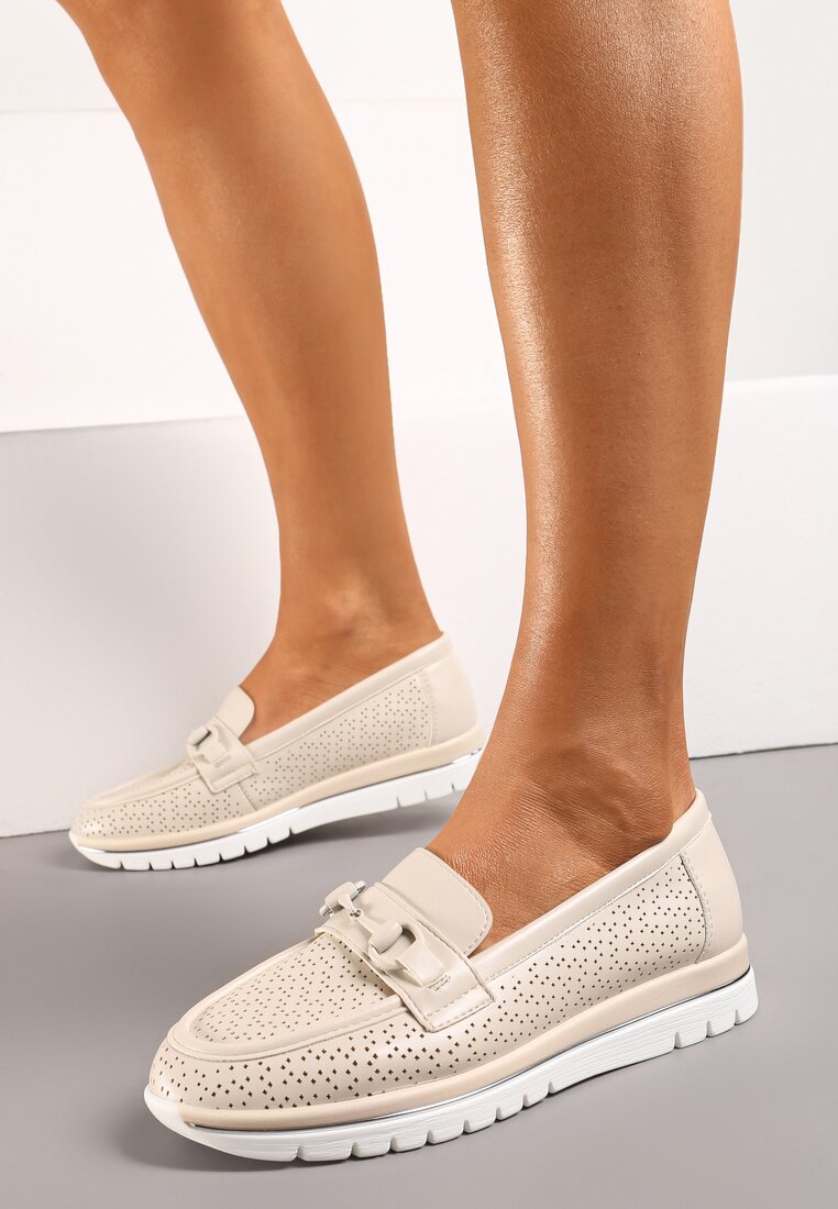 Mocasini Bej
