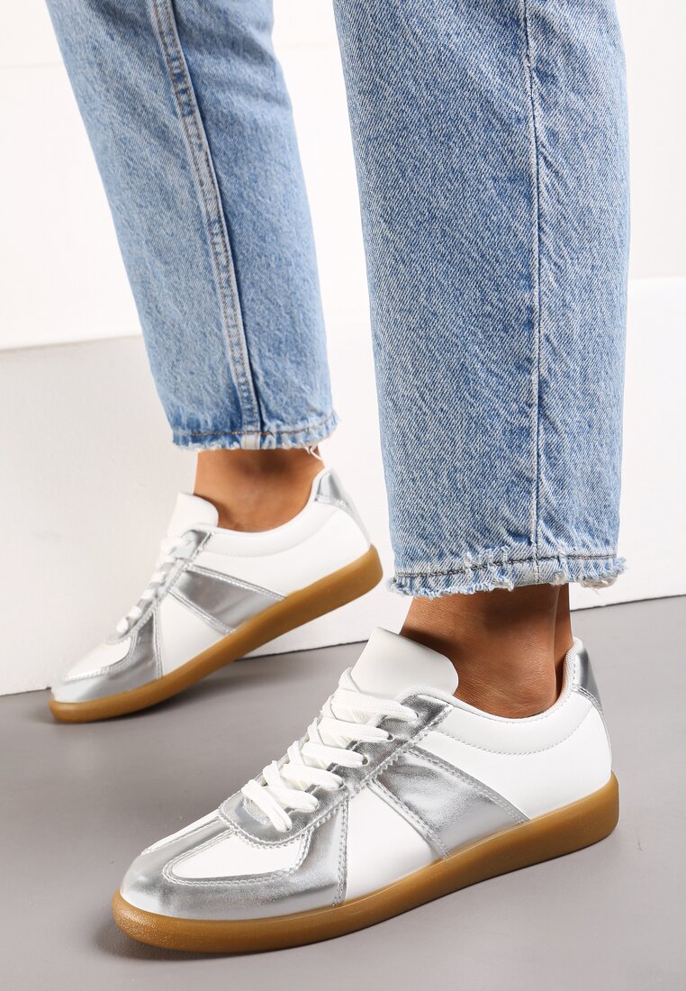 Sneakers Argintii