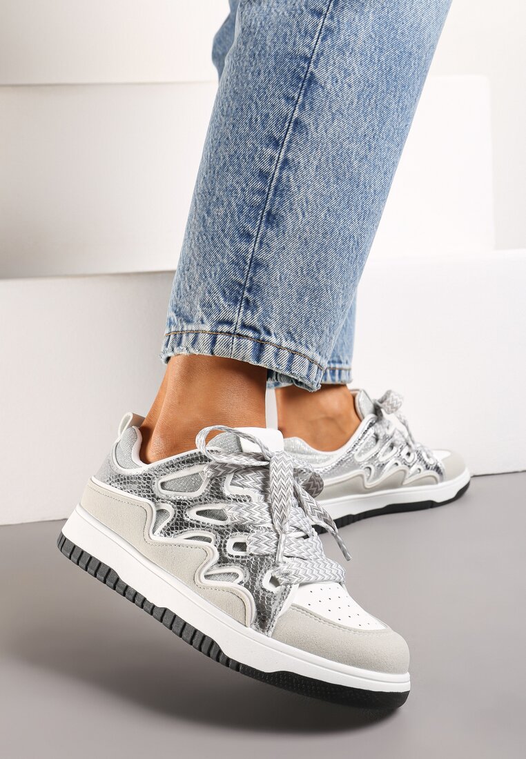Sneakers Argintii