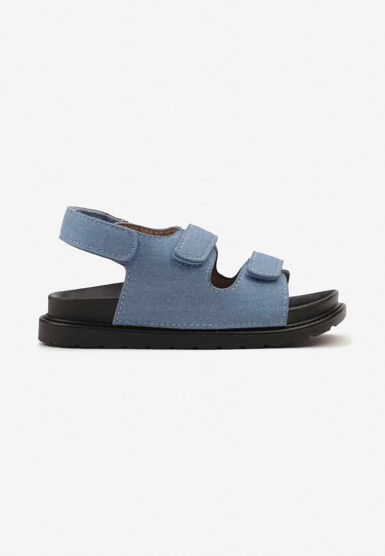 Sandale Albastre în Stil Sportiv cu Barete Reglabile cu Scai Dasabel