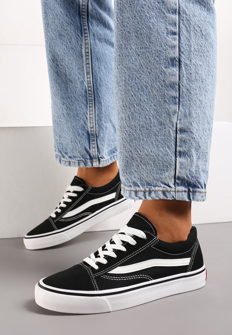 Teniși Negru cu alb