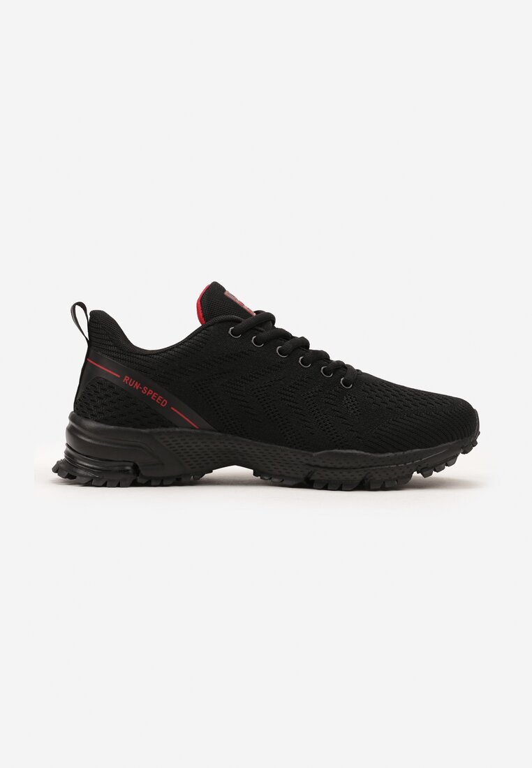 Pantofi sport Negru cu roșu