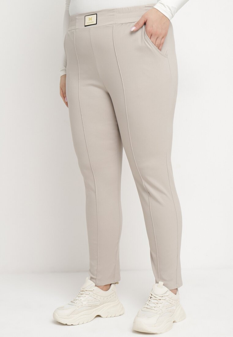 Pantaloni Bej deschis