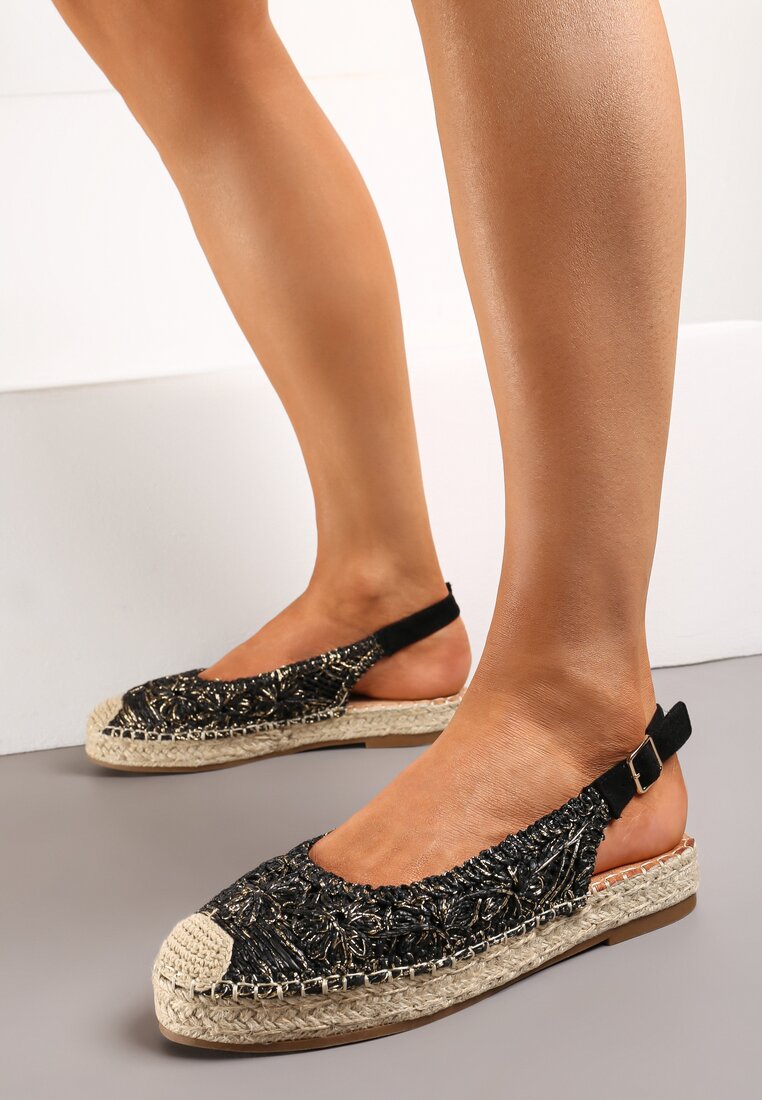 Espadrile Negre