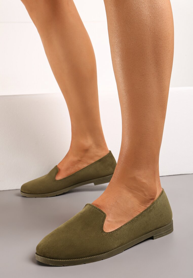 Mocasini Verde închis