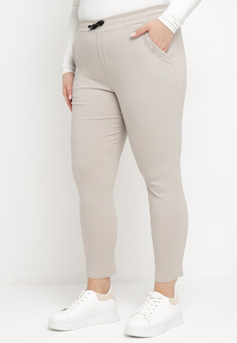 Pantaloni Bej deschis