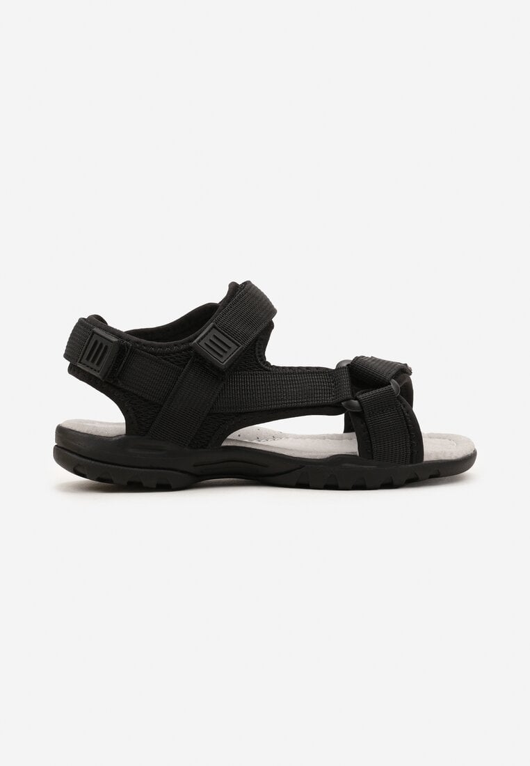 Sandale Negre cu Velcro Isolilena