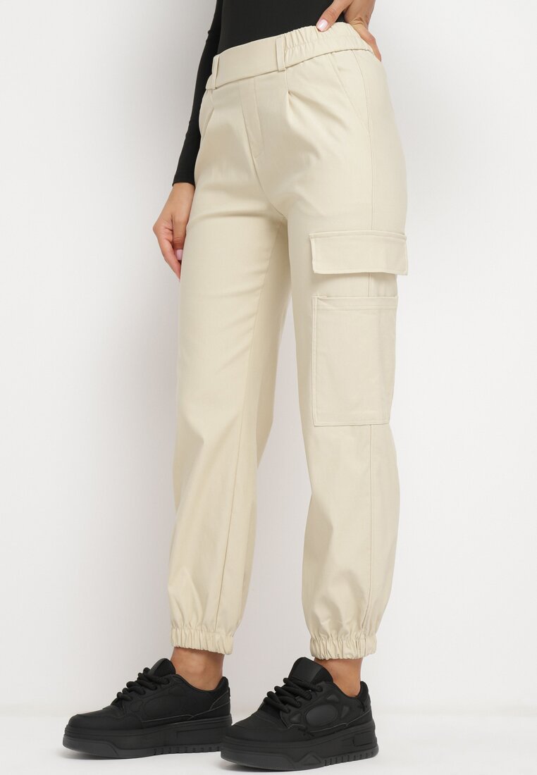 Pantaloni Bej deschis
