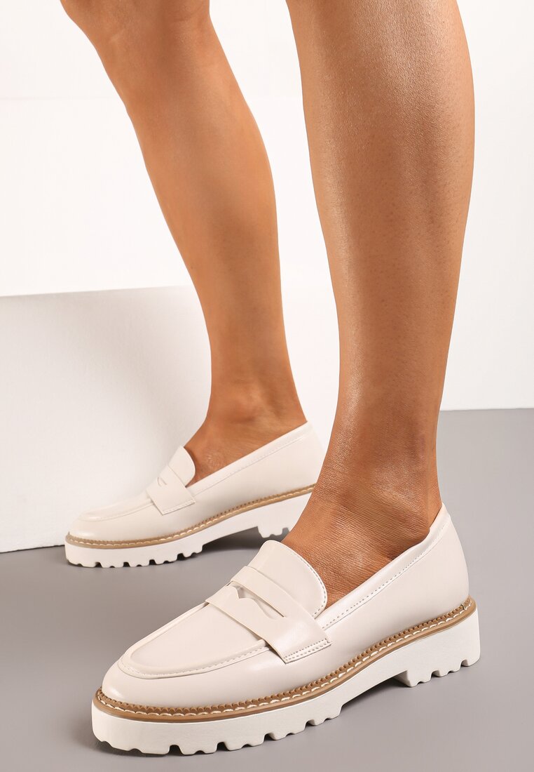 Mocasini Bej deschis