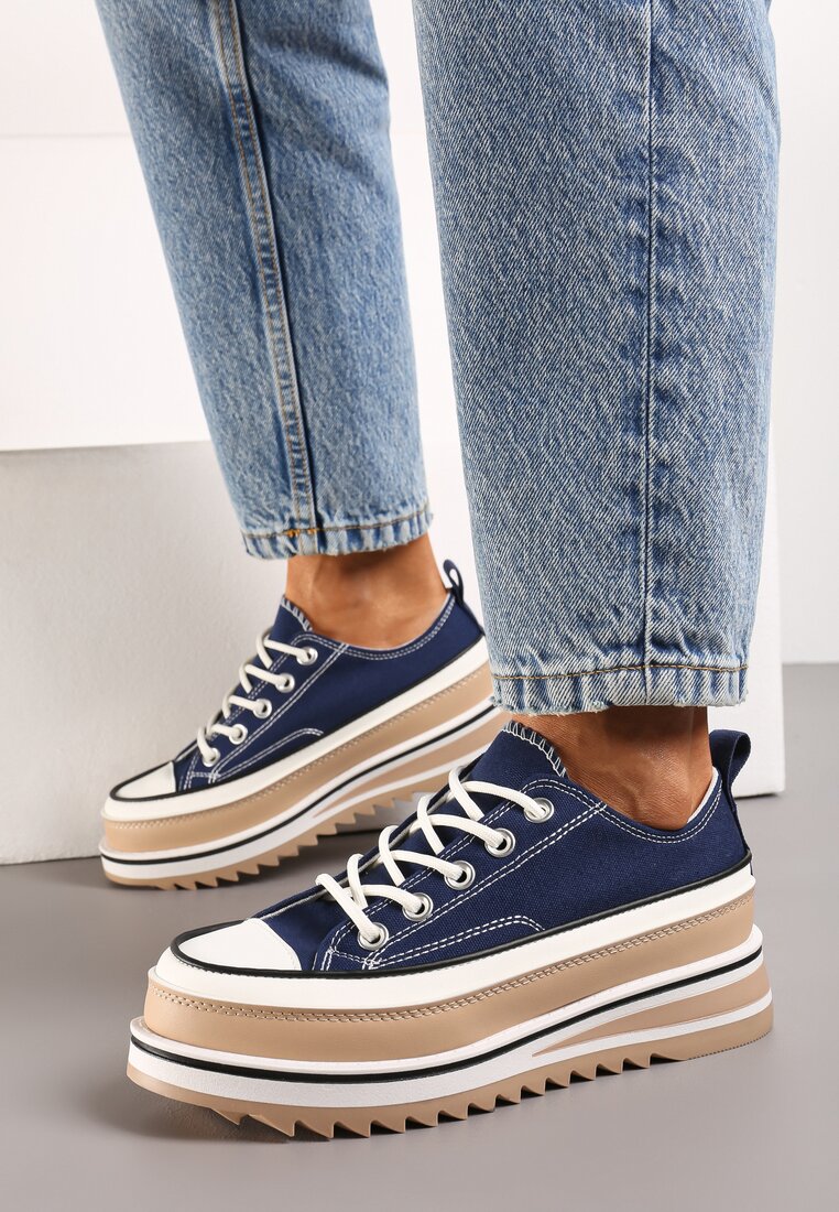 Teniși înalți Bleumarin